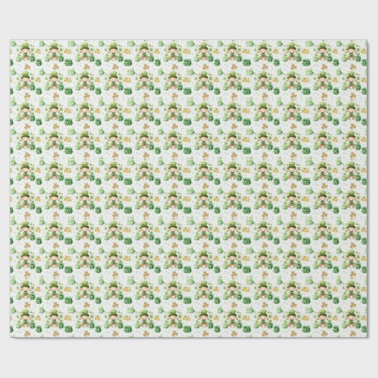 St. Patrick's Lucky One eerste verjaardag Cadeaupapier (Vlak)