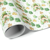 St. Patrick's Lucky One eerste verjaardag Cadeaupapier (Rol Hoek)