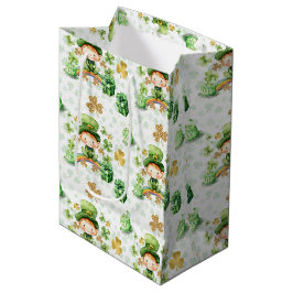 St. Patrick's Lucky One eerste verjaardag Medium Cadeauzakje