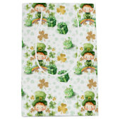 St. Patrick's Lucky One eerste verjaardag Medium Cadeauzakje (Voorkant)