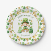 St Patricks Lucky One First Birthday Paper Bord (Voorkant)