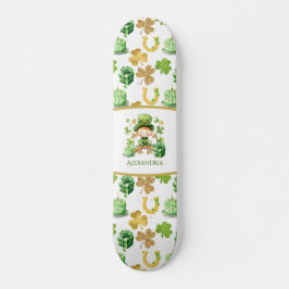 St Patrick's Lucky One Verjaardag Persoonlijk Skateboard