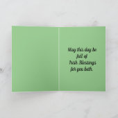 St. Patrick's mama en papa Kaart (Binnen)