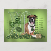 St Patricks - Me Lucky Charm - Boxer - Vindy Briefkaart (Voorkant)