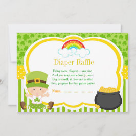 St Patricks Meisje Baby shower Party Kaart