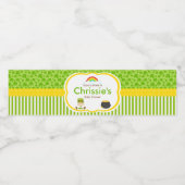 St Patricks Meisje Baby shower Party Waterfles Etiket (Enkel label)