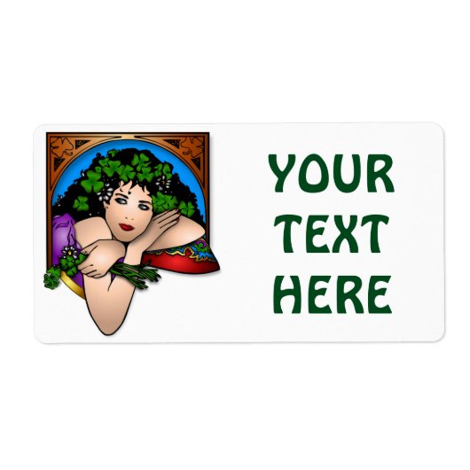 ST. PATRICK'S MEISJE ETIKET (Voorkant)