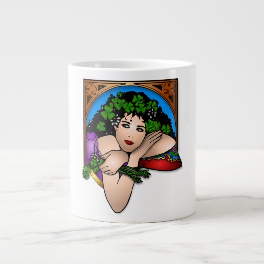 ST. PATRICK'S MEISJE GROTE KOFFIEKOP (Voorkant)