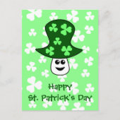 St. Patrick's Mushroom Briefkaart (Voorkant)