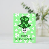 St. Patrick's Mushroom Briefkaart (Staand voorkant)