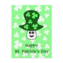 St. Patrick's Mushroom Briefkaart