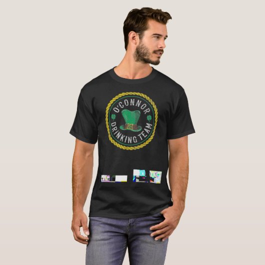 St. Patricks OConnor Drink Team Shamrocks Pet T-shirt (Voorkant volledig)