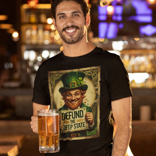 St. Patrick's Ontdoe de diepe staat van FBI-survei T-shirt