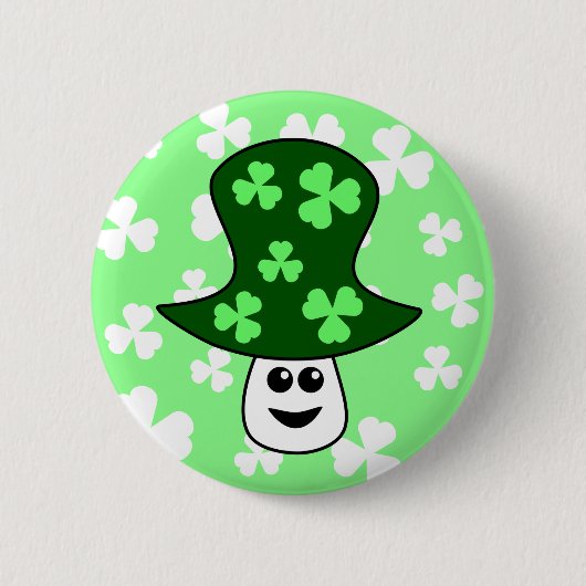 St. Patrick's paddenstoel Button (Voorkant)