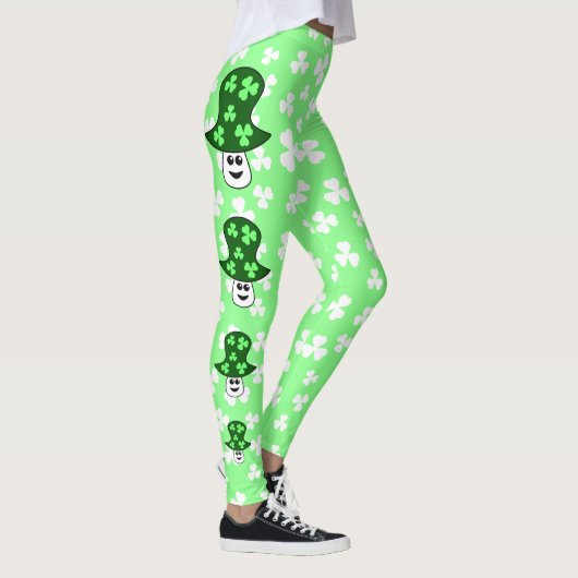 St. Patrick's paddenstoel Leggings (Rechts)