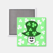 St. Patrick's paddenstoel Magnet (Voorkant / Achterkant)