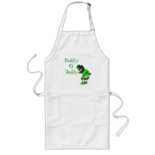 St Patrick's Paddly O' Daddy Leprechaun Schort