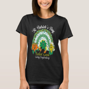 St Patrick's Paddy Day Irish Shamrock C Crock Gold T-shirt
