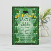 St. Patrick's Party Kaart (Staand voorkant)