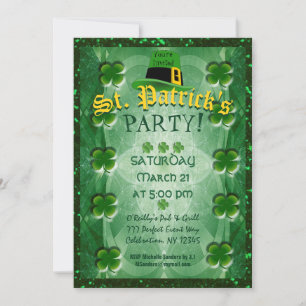 St. Patrick's Party Kaart