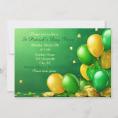St Patrick's Party Uitnodigen Kaart (Voorkant)