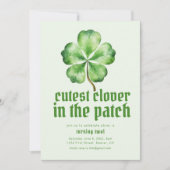 St. Patrick's Patty Verjaardagsfeestje Uitnodigen Kaart (Voorkant)