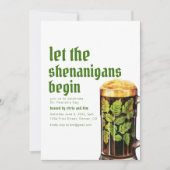 St. Patrick's Patty's Day Party uitnodiging (Voorkant)