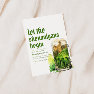 St. Patrick's Patty's Day Party uitnodiging