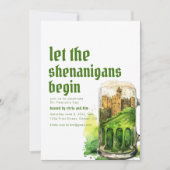 St. Patrick's Patty's Day Party uitnodiging (Voorkant)