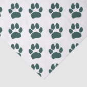 St. Patrick's Paw Print Tissuepapier (Detail)