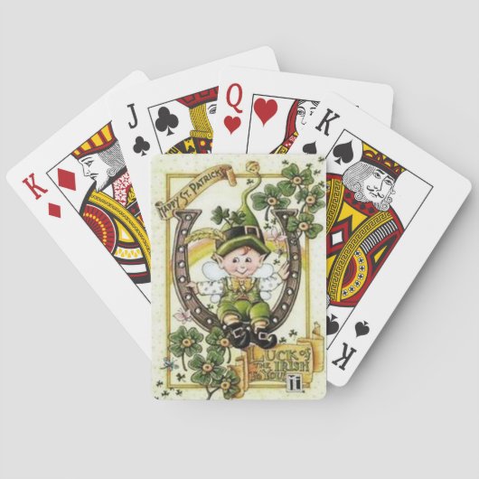 St. Patrick's Plays Card Deck Pokerkaarten (Achterkant)