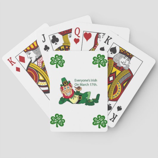 St. Patrick's Plays Card Deck Pokerkaarten (Achterkant)