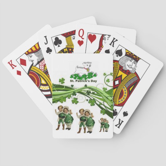 St. Patrick's Plays Card Deck Pokerkaarten (Achterkant)