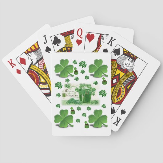 St. Patrick's Plays Card Deck Speelkaarten (Achterkant)