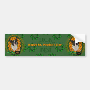 St Patricks - Pot Gold - Boston Terrier Bumpersticker