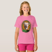St Patricks - Pot of Gold - Pitbull - Jersey Girl T-shirt (Voorkant volledig)