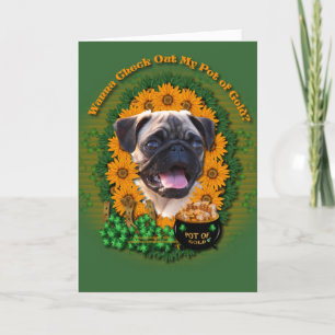 St Patricks - Pot van Goud - Pug Kaart
