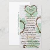 ST. PATRICK'S PRAYER Aangepast religieus Bladwijze (Voorkant / Achterkant)