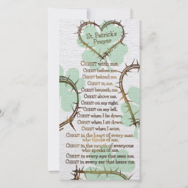 ST. PATRICK'S PRAYER Aangepast religieus Bladwijze