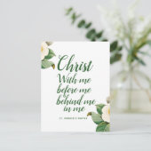 St. Patrick's Prayer Briefkaart (Staand voorkant)