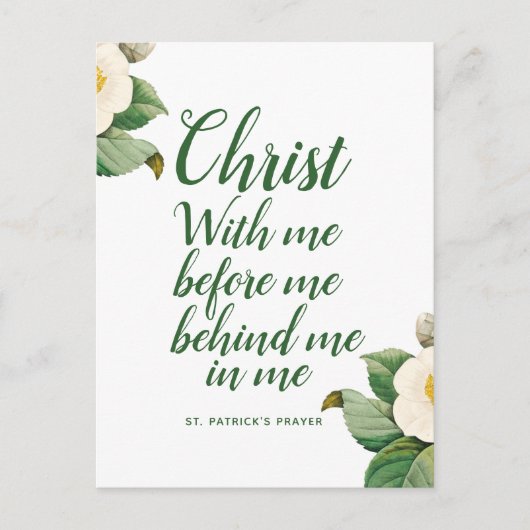 St. Patrick's Prayer Briefkaart (Voorkant)