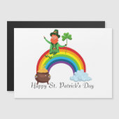 St. Patrick's Rainbow |Happy Whimsical Shamrock (Voorkant / Achterkant)