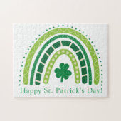 St. Patrick's Rainbow | Happy Whimsical Shamrock Legpuzzel (Horizontaal)