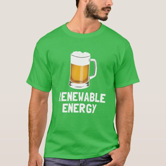 St. Patrick's Renewable Energy Beer T-shirt (Voorkant)
