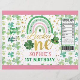 St. Patrick's Roze Lucky One Chipzak Verpakking Flyer