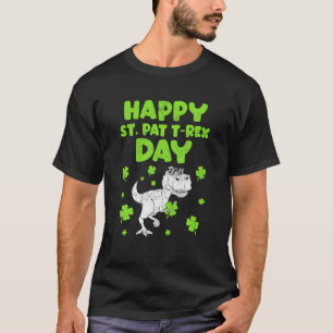 St. Patricks Saint Pat T Rex Dinosaurs Funny St. P T-shirt