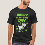 St Patricks Saint Pat T Rex Dinosaurs Funny St. Pa T-shirt (Voorkant)