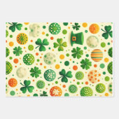 St Patricks Set van 3 Inpakpapier Vel (Voorkant)