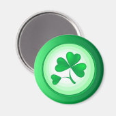 St. Patrick's Shamrock Magneet (Voorkant / Achterkant)