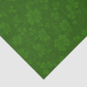 St. Patrick's Shamrock Tissuepapier (Detail)